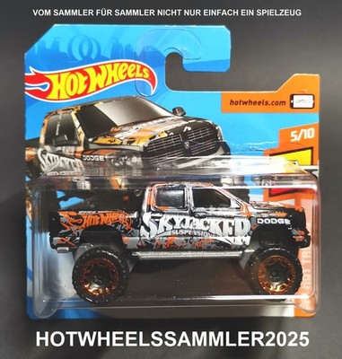 HOT WHEELS HW HOT TRUCKS ''2020 RAM 1500'' SKYJACKER SCHWARZ UNGEÖFFNET FJY52-D5C6