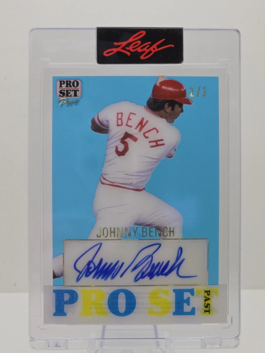 Johnny Bench Autographed Baseball Cards for sale | eBay