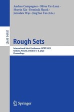 Rough Sets: International Joint Conference, IJCRS 2023, Krakow, Poland, October