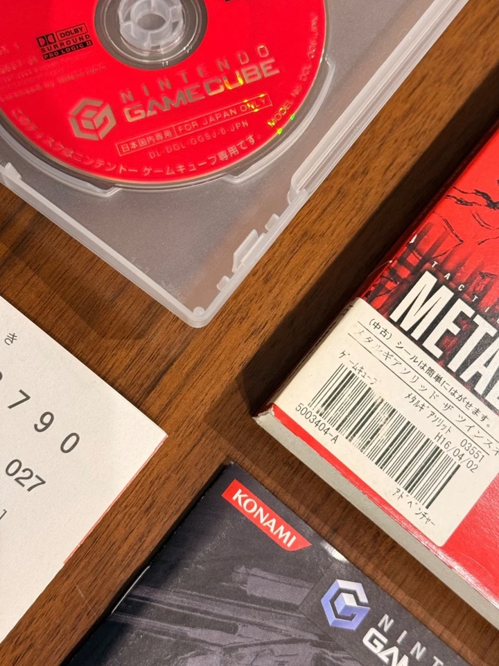 Metal Gear Solid The Twin Snakes Nintendo GameCube Japón Importación NTSC-J Konami Foto 4 de 4