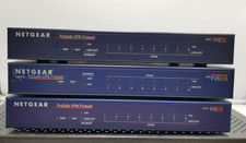 LOT OF 3 Netgear ProSafe FVS318 8-Port Gigabit VPN Firewall