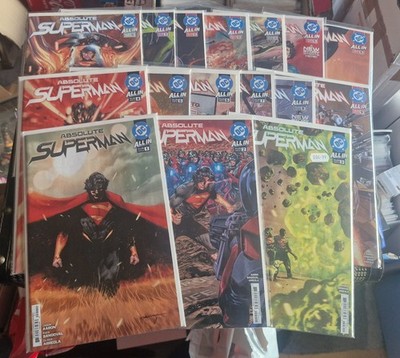 DC Absolute Superman 1 2 3 4 5 6 7 8 9 10 11 12 13 14 15 16 - Unread - 1st Print