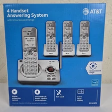 AT&T 4-Handset Cordless Phone with Unsurpassed Range, Answering System EL52429