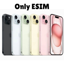 Apple iPhone 15 eSIM 128GB Unlocked iOS Smartphone All Colors Very Good