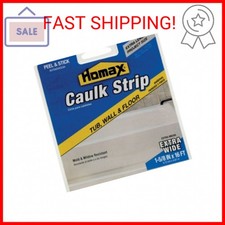 Homax White Silicone Caulk Strips 1-5/8 in. x 16 ft.