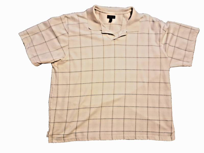 VAN HEUSEN MEN'S 2XL POLO SHIRT, PREOWNED, EXCELLENT CONDITION