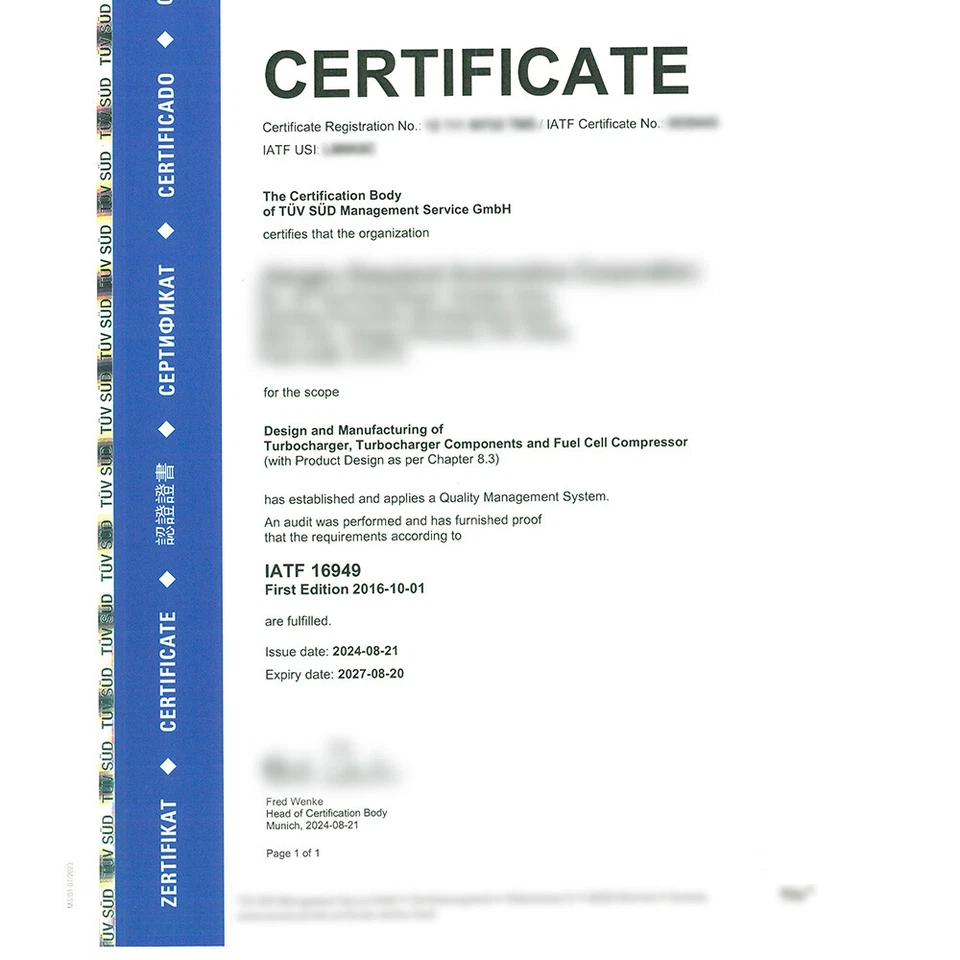 TD04HL-15T 49189-01800 9172180 Turbo Turbocharger for SAAB 9-3 9-5 AERO 2.3L - image 4 of 4