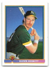 Dann Howitt 1991 Bowman BASEBALL #229 Oakland Athletics