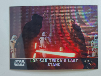 2016 Topps Chrome Refractor Star Wars:The Force Awakens #8 Lor San Tekka's
