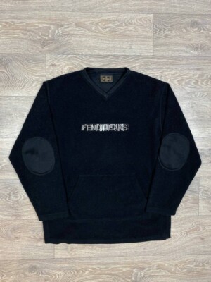 Vintage Fendi Fleece Sweatshirt Size M