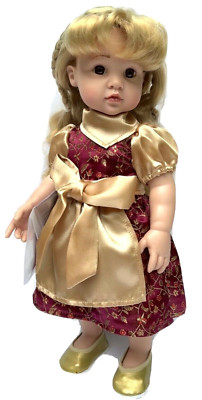 Gotz Doll By Hildegard Gunzel Leah 17” Tall All Vinyl Poseable No