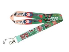 Home Alone Classic Movie Kevin Kid Screaming Green ID Badge Holder Lanyard