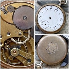   Antique  Silver 0.800  old pocket watch