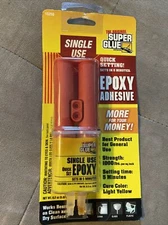 The Original Super Glue 5 Minute Quick Setting Epoxy Single Use 5.6g USA