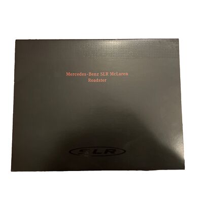 Mercedes-Benz SLR McLaren Roadster Brochure 2007