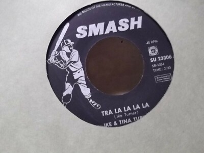P* IKE & TINA  TURNER PUPPY LOVE/TRA-LA-LA-LA ON SMASH RECORDS RARE LABEL