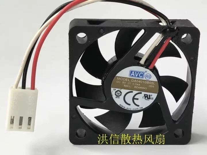 AVC 4010 DA04010B05L DC5V 0.14A 4CM 40*10MM 3-Pin Dual Balloon Silent Cooling Fa - Image 3 of 3