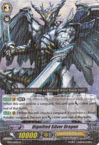 4 x Dignified Silver Dragon - BT10/021EN - R Near Mint / Mint, English - Picture 1 of 1