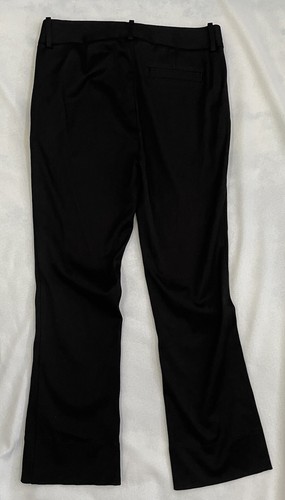 AYR Pants Women 6 Black Straight Leg Stretch Preppy Capsule Minimalist Career - Picture 4 of 13