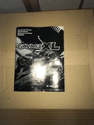 Near Mint HPI Savage XL5.9 Big Block RTR 1/8 4WD Monster Truck RC Tamiya Manual - Picture 7 of 7
