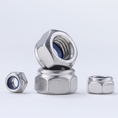 Lock Nut A2 Stainless Steel Fine Pitch Nyloc Nuts - M8 M10 M12 Nylon S, DIN 985, Hex Style DIN 985 Metric Lock Nuts - Foto 3