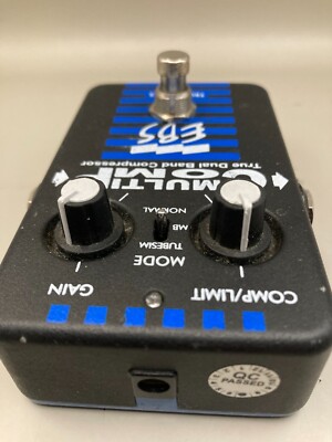 EBS MultiComp True Dual Band Compressor Bass Effect Pedal Tested