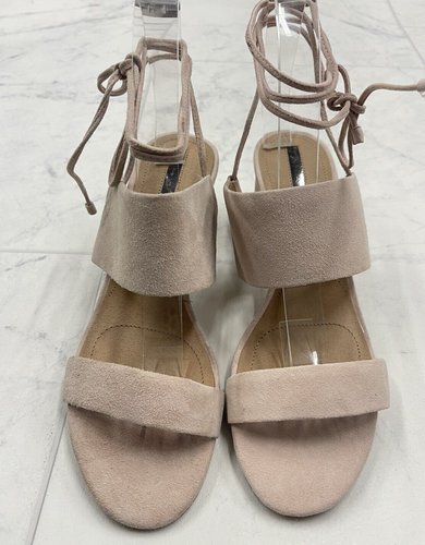 NIB Tahari Ta-Doe Heeled Sandal In Ballet Pink Size:9 - Picture 4 of 6