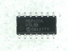 MCP6004-I/SL MICROCHIP IC OPAMP GP 1MHZ RRO 14SOIC ROHS 10 PIECES