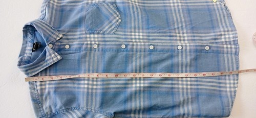 Art Class Girls Blue Plaid Button Up Long Sleeve Shirt Size M (8) NWT - Picture 3 of 8