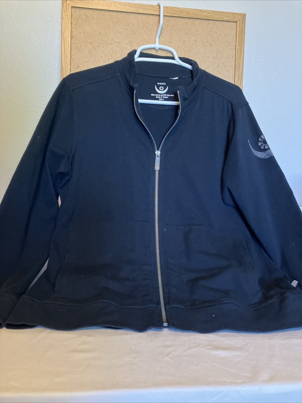 Chico Zenergy Size 1 (8 Medium) Full Zip Jacket With Pockets