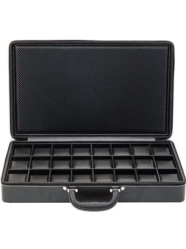 Rothenschild Cassa dell orologi RS-3250-24CF-BL per 24 orologi - Imagen 3 de 11