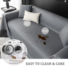 100% Waterproof Sofa Cover PU Leather Couch Cover Scratch-resistant Slipcover