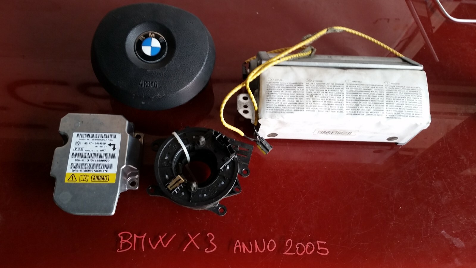 KIT AIRBAG BMW X3 2008 | eBay
