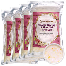 8 LBS Silica Gel Flower Drying Crystals Orange to Green Color Indicating Silica