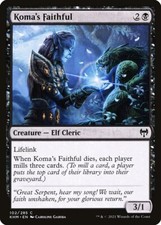 Magic the Gathering (mtg): KHM: Komas Faithful  (x 4)