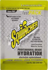 50 Count Sqwincher FastPack Lemonade Activity Drink Liquid Concentrate Packets