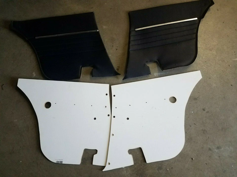 BMW e9 3.0CS 2800cs usados painéis de porta traseira L&R interior azul escuro 3.0 cs - Imagem 3 de 4