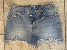 BDG Urban Outfitters Blue Summer Cut Off Button Fly Shorts Women s Size 28