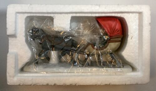 Department 56 Heritage Village ONE HORSE OPEN SLEIGH 5982-0 - 第 1/3 張圖片