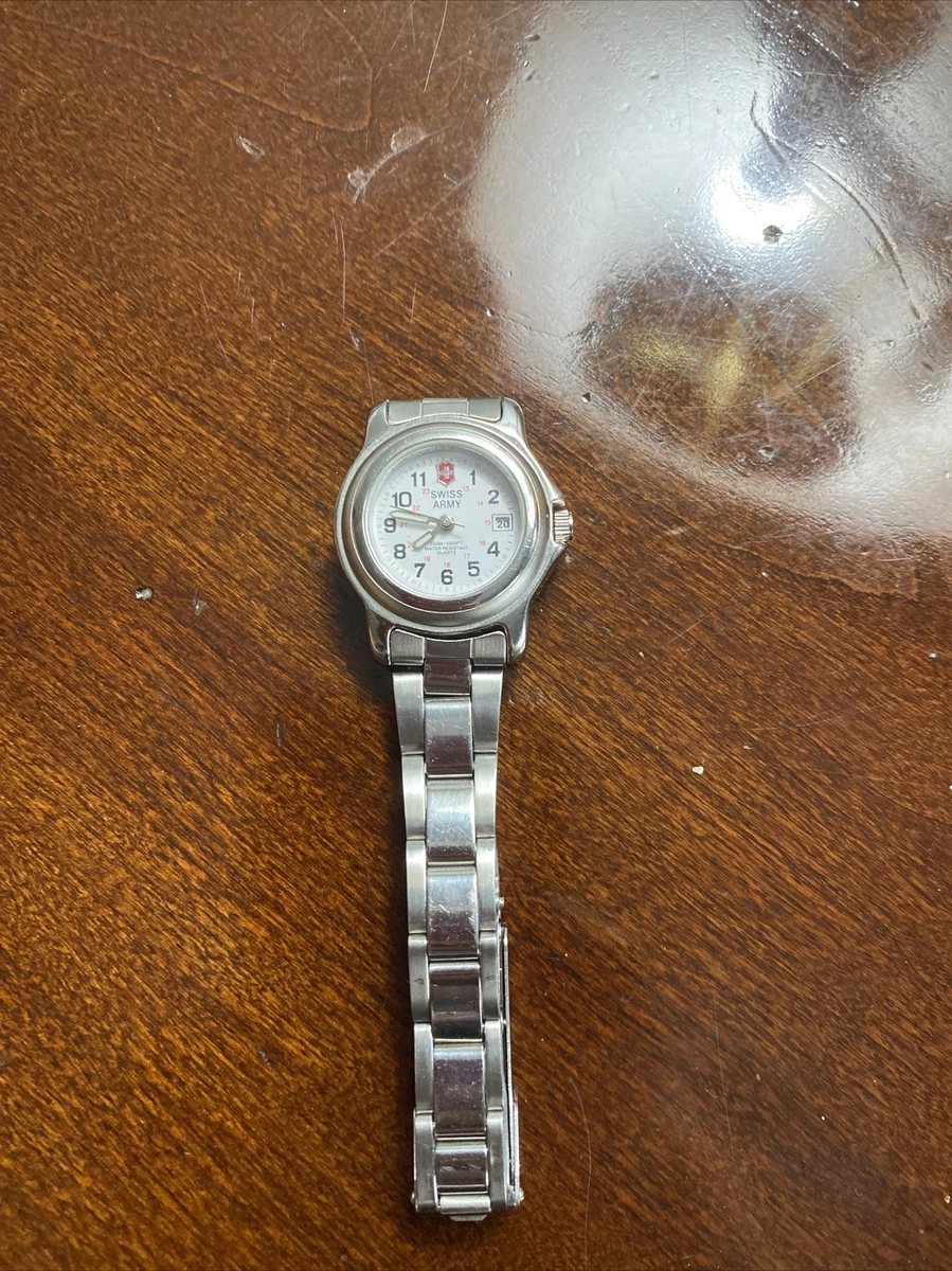 Swiss army watch women's stainless 2025 steel