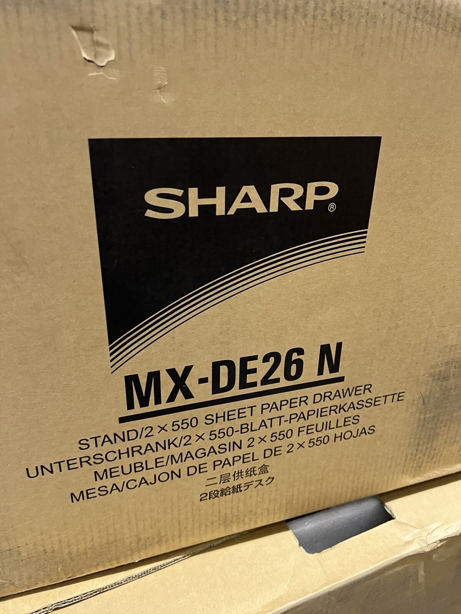 SHARP MX-DE26N 2x550 Sheet Paper Drawer Stand Office Printer