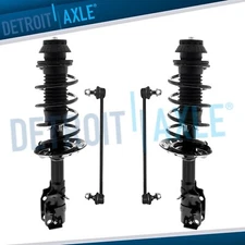 Front Struts w/ Coil Springs and Sway Bar End Links for 2015 - 2019 Honda Fit