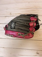 Girls Softball Glove Left Handed Louisville Slugger EZ-LOC Diva Series Pink 10.5