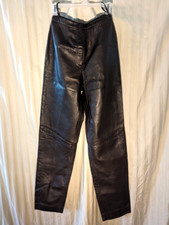 Vintage Valerie Stevens Brown Leather Lambskin Pants New Zealand SIZE 6