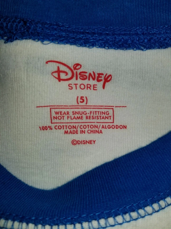 Disney Boy 5 Red Cars Long Sleeve Pajama Set NWT 2719 - Image 4 of 4