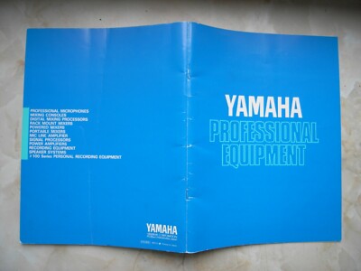 YAMAHA PROFI AUSSTATTUNGSKATALOG TECHNISCHER PROSPEKT ORIGINAL 86 A4 SEITEN