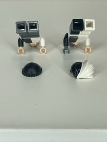 Lego Batman DC Comics Two-Face Minifigure 7781 Black Stripe Hips And Henchman!