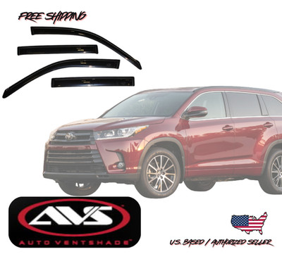 2014-2019 Toyota Highlander AVS Window Vent Visors Rain Guard Deflector 4PC.
