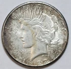 1922-S $1 Peace Silver Dollar Uncirculated - RAW - Toned - Excellent Luster
