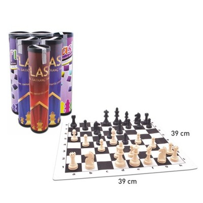 STAR Flash Roll Zylinder Reiseschach mit Aufrollbrett